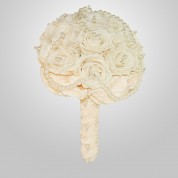 PF-360 Ivory Rose Wedding Bouquet