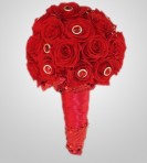 PF-300 Red Rose Wedding Bouquet