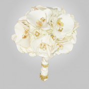 SF-520 Round Orchid Wedding Bouquet